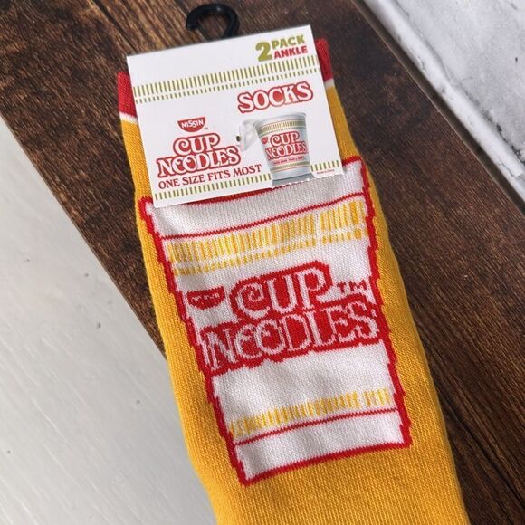 Cup Of Noodles 2 Pack Ankle Socks - Picture 2 of 4